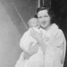 Anna Bernstein (my Grandmother) with baby (maybe my father Ronald Harris?)