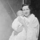 Anna Bernstein (my Grandmother) with baby (maybe my father Ronald Harris?)